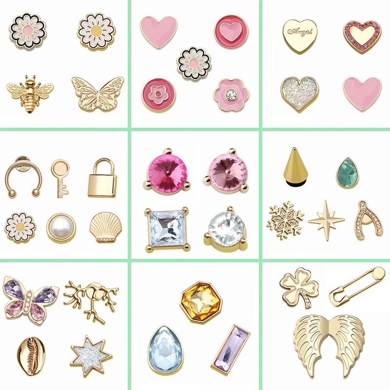 Kovové topánky Cross Cross Shoes Decoration Buckle DIY doplnky Kreatívne zodpovedajúce série