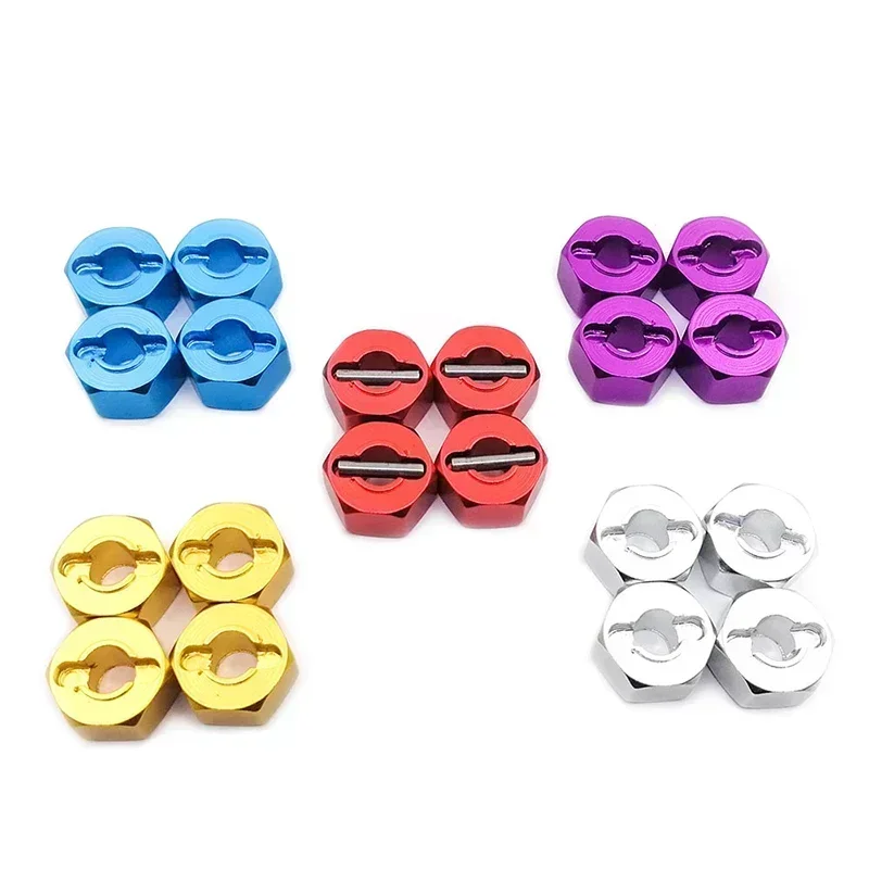 Kovový 12 mm kolesový hex adaptér 7 mm hrúbka M4 prírubový zámok Krížový kľúč pre TRXS 1/10 Stampede Slash 4x4 RC CAR