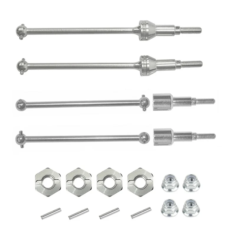 Kovový predný a zadný hnací hriadeľ s 12 mm hexom pre HBX 901 901A 903 903A 905 905A 1/12 RC Časti na vylepšenie vozidla