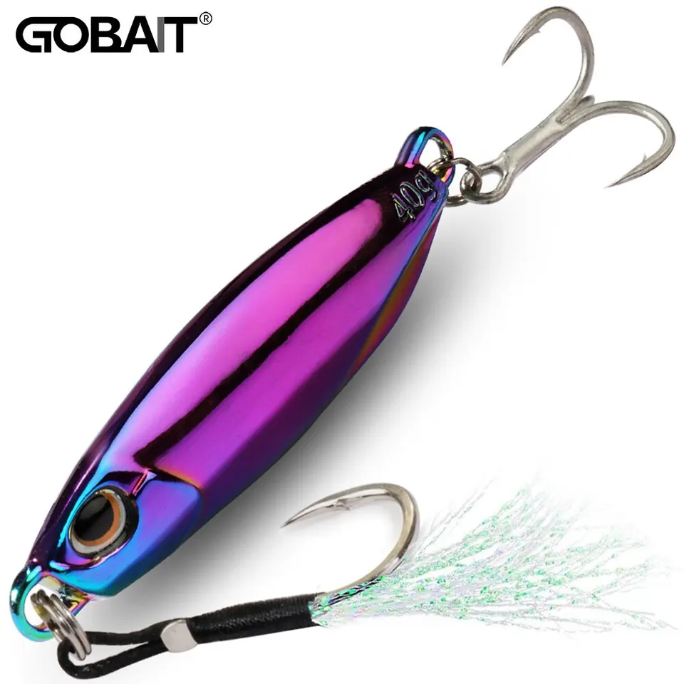 Kovový prípravný rybársky návnada 10G 20G 30G 40G Cast Swimbait Hook Wobbler Pike Spoon Carp Spinner Sea Tickle Kit Pesca Artificial návnada