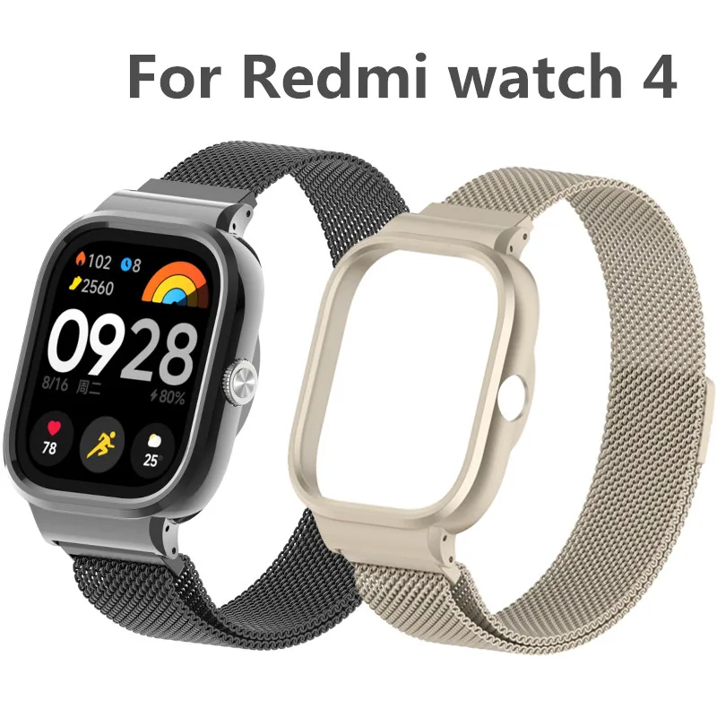 Kovový remienok pre Xiaomi Redmi Watch 4 Watchband Comretless Ocel Náramok pre Redmi Watch4 Correa