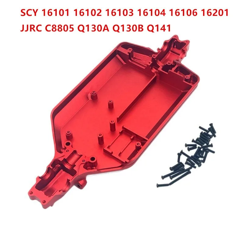 Kovový vylepšený podvozok pre Suchiyu SCY 1/16 16101 Plná séria JJRC C8805 Kovové aktualizácie Časti RC Model Crawler Car Truck Buggy