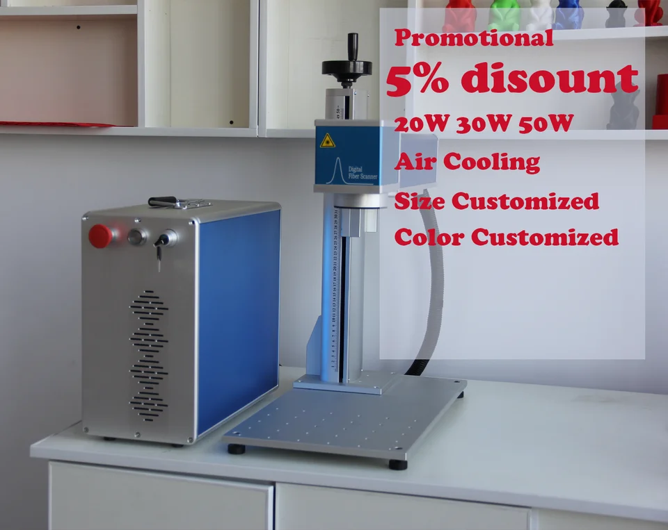 Kovový znak laserového značenia kovovej ocele 20W 30W 50W