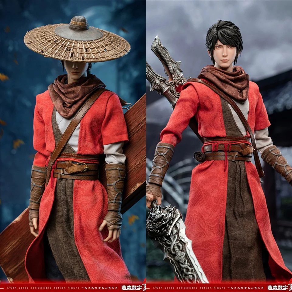Kozmické výtvory CC9103 1/6 mužského vojaka Čínsky anime fantasy bojové umenia li xingyun plné set 12 