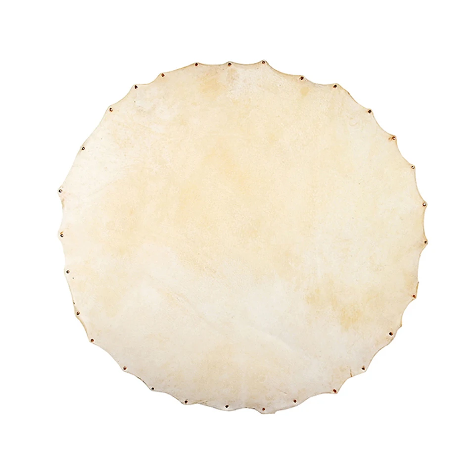 Kozí kožný bubon Drum Round Goat Skin hlava pre šamanský bubon 8 10 12 13 14 palca Perkusie hudobné prístrojové prístrojové diely Doplnky Časti