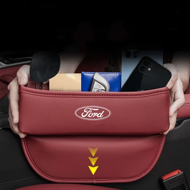 Kožená autosedačka Gap Grax Faller Side Storage vrecko pre Ford Ranger S-Max Focus Galaxy Mondeo Transit Ranger Automatické príslušenstvo