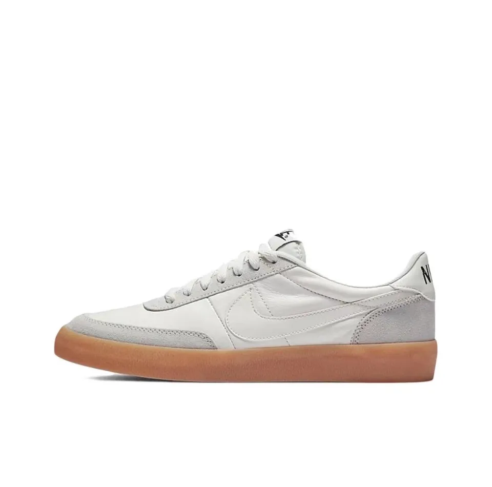 Kožená koža Nike Killshot Suede Anti Slip Lightweight Low Top Board topánky biele šedé muži a ženy Nike topánky Nike