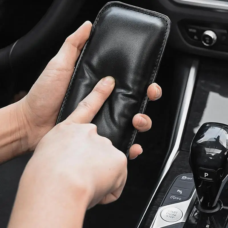 Kožené auto nohy vankúš Univerzálne koleno self-pasívne nohy proti kolenu na podložku