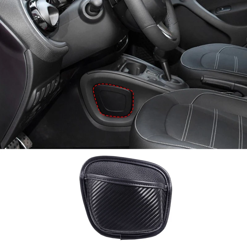 Kožené auto Side Side Storage Hanging Bag Automatické štýl