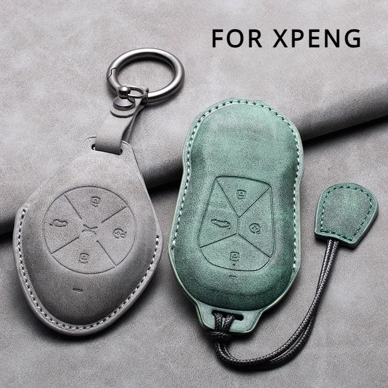 Kožené auto vzdialené kryt kľúča pre Xiaopeng XPeng P5 P5 P7 G3 G6 G9 G3I 2021 2022