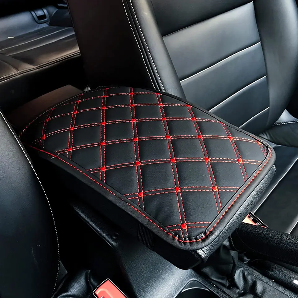 Kožené autá lakťové podkryt Interiér Interiérový vankúšik krytu lakťovej opierky pre chránenie lakťovej opierky pre Mitsubishi ASX Lancer 10 9 Outlander Ex Pajero Sport Eclips