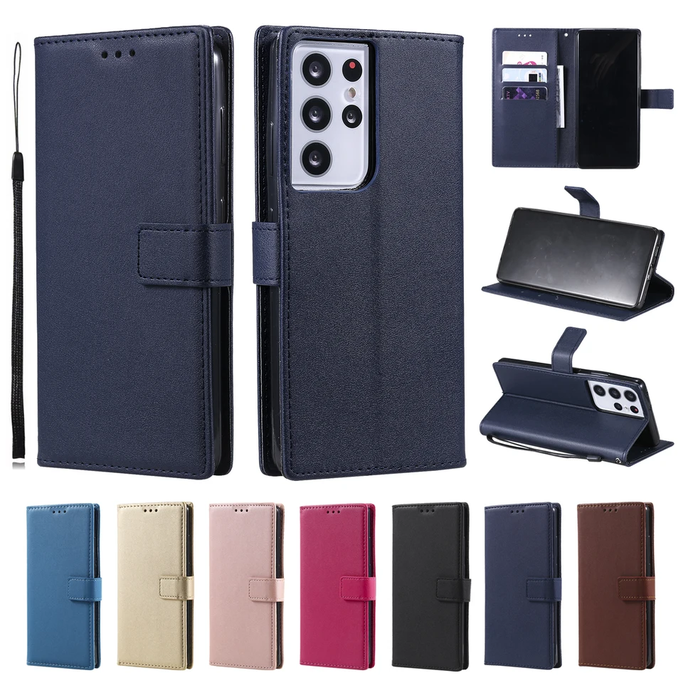 Kožené flip peňažné puzdro pre Samsung Galaxy S21 S30 S20 S10 S9 S8 Plus S6 S7 Edge Poznámka 8 9 10 Lite 20 Ultra Funda Protect Cover Cover
