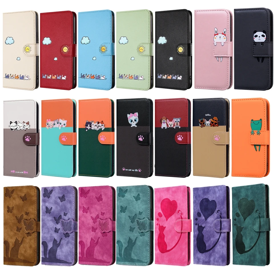 Kožené flip puzdro pre Funda Samsung Galaxy A55 A54 A15 A25 A35 A05S A34 A24 A14 A33 A53 A13 Pasenky