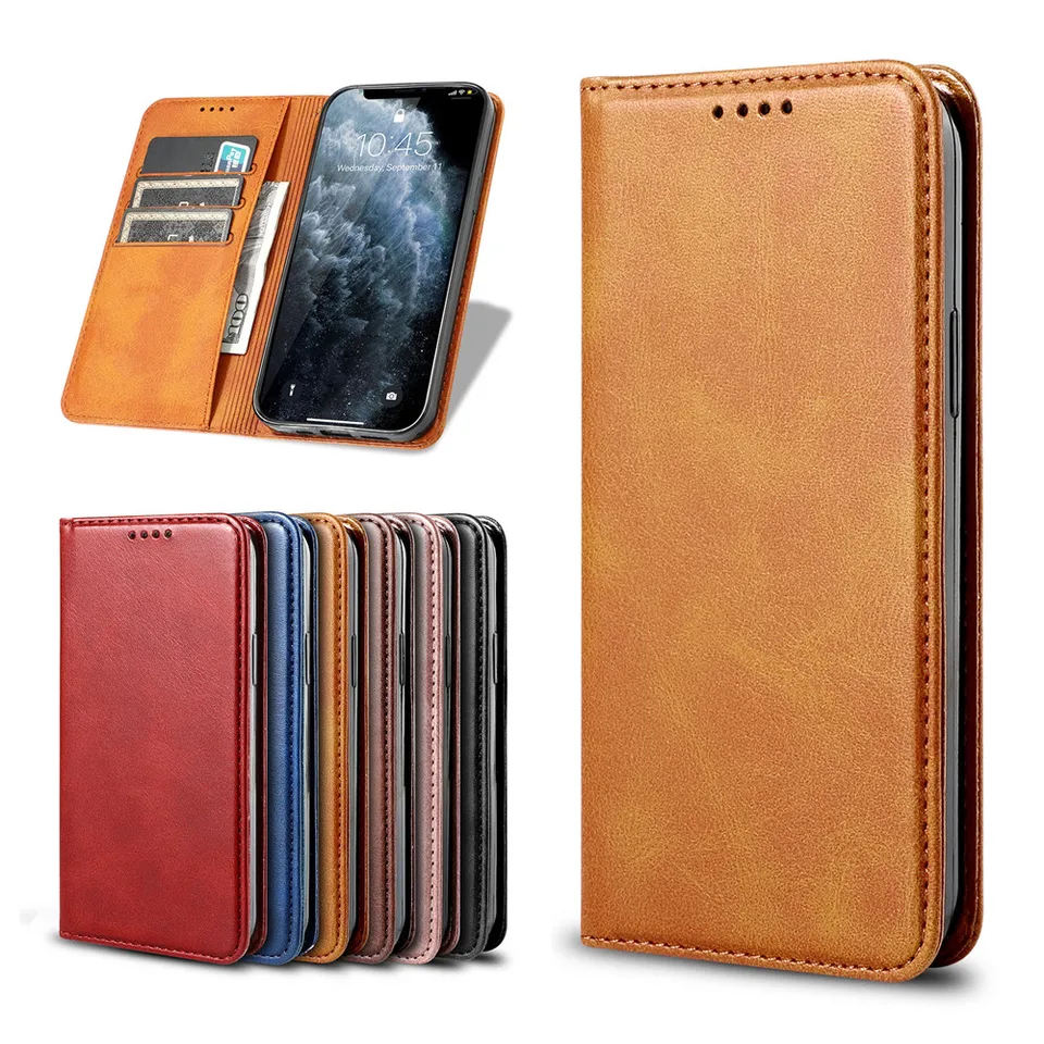 Kožené flip puzdro pre Huawei Honor 5x 5C 6a 6c 6x 7a 7c 7x 8a 8c 8s 8x 9a 9c 9s 9x Pro Max Lite Magnetic Puzdro