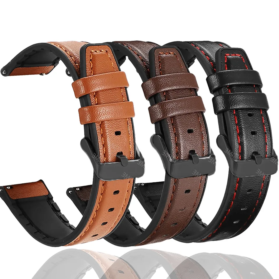 Kožené hodinky pre Ticwatch Pro 3 Ultra náramok GPS/LTE pre Ticwatch GTX S2 E2 E3 GTH/GTW Náramok 20 mm hodinky 22 mm