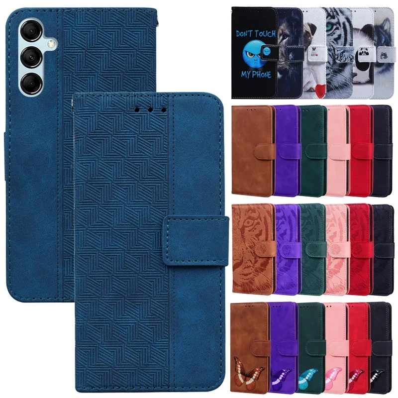 Kožené puzdro A15 pre samsung galaxy A15 A05 A05S Magnetic Flip Wallet Cover Cover pre Samsung A25 5G A15 A155 A156 ETUI CASE CAPA CAPA