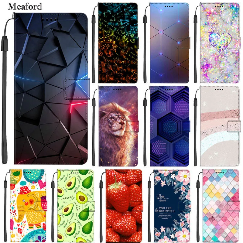 Kožené puzdro pre ITEL A48 A25 Funda Flip Shell pre ITEL A25 A 48 A 25 Luxury Shock nepriestrelní peňaženka Coque Cartoon Funda Case