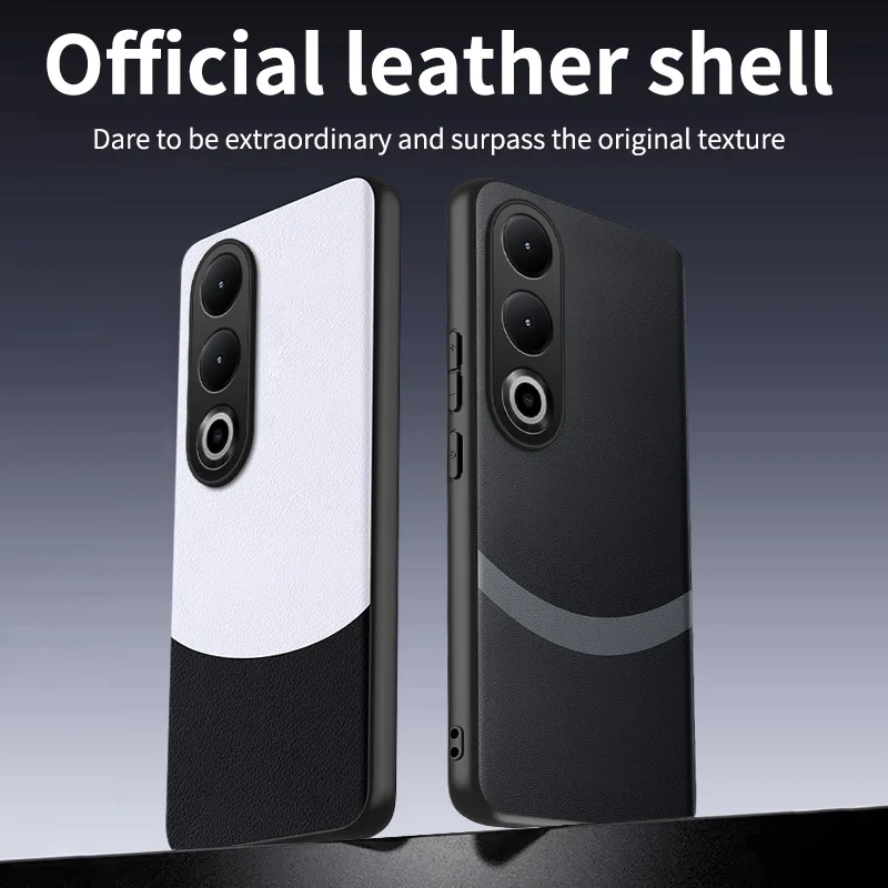 Kožené puzdro pre OnePlus Ace 3V ColorBlock Plain telefón Ochrana zadného krytu pre OnePlus Ace3V 1+Ace 3V