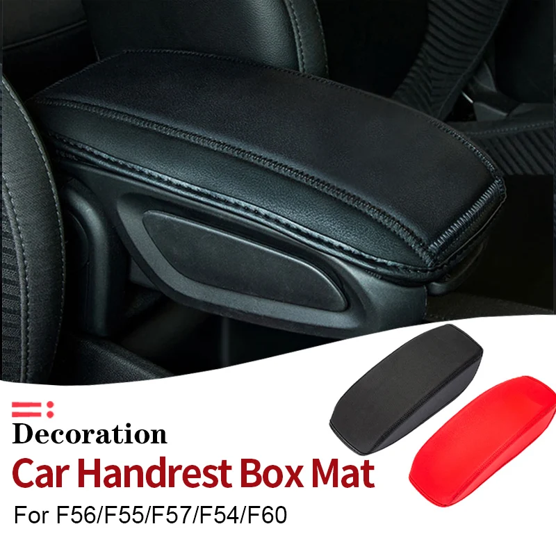 Kožené rukyrske lakťové lakťové lakťové krabičky Matky Ručné podložky pre mini coopers countryman clubman JCW F60 F54