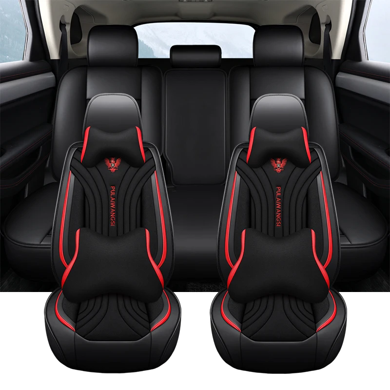 Kožené univerzálne kryty autosedačiek Plné súpravy pre VW Golf 4 5 Jeep Grand Cherokee Wk2 Hyundai i30 Opel Astra J Jaguar XE Acccesories
