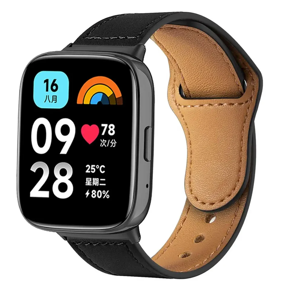 Kožený remienok pre Redmi Watch 3 Active Smart Watch Band náhradný náramok pre Xiaomi Redmi Watch Lite/2 Lite Wristband Correa