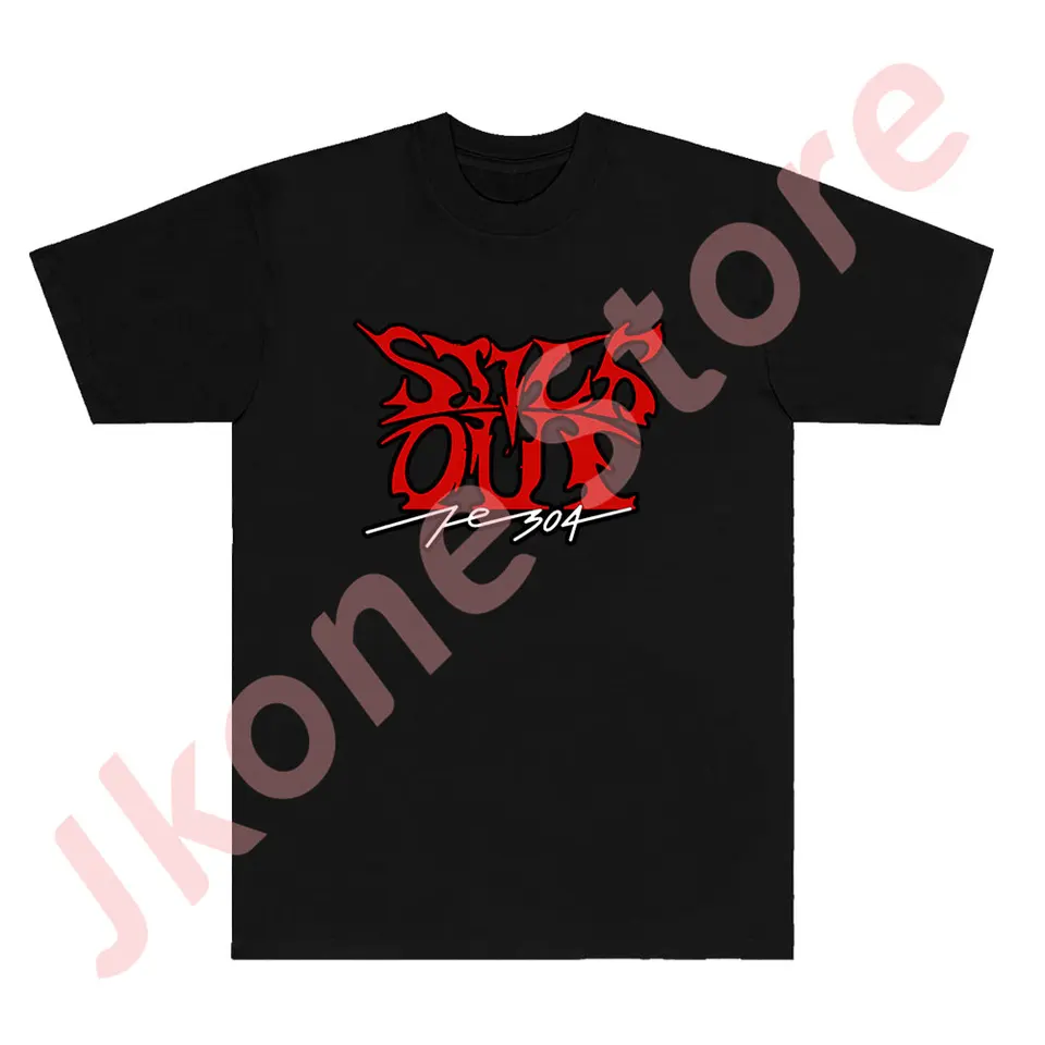 KPOP NMIXX FE3O4 SECK OUT LOGO MERCH THIRNS COSPLAY Ženy Men módne príležitostné ulice Streetwear krátky rukáv tričko