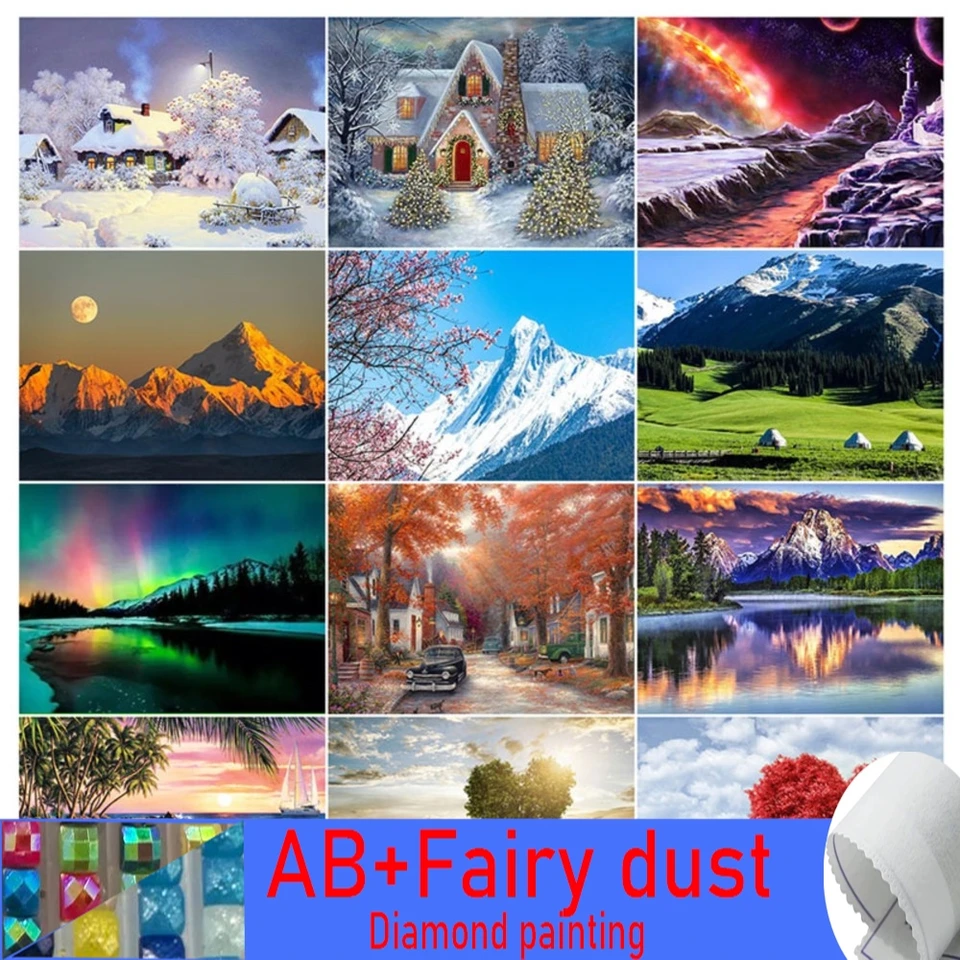 Krajina DIY 5D 120 Farby