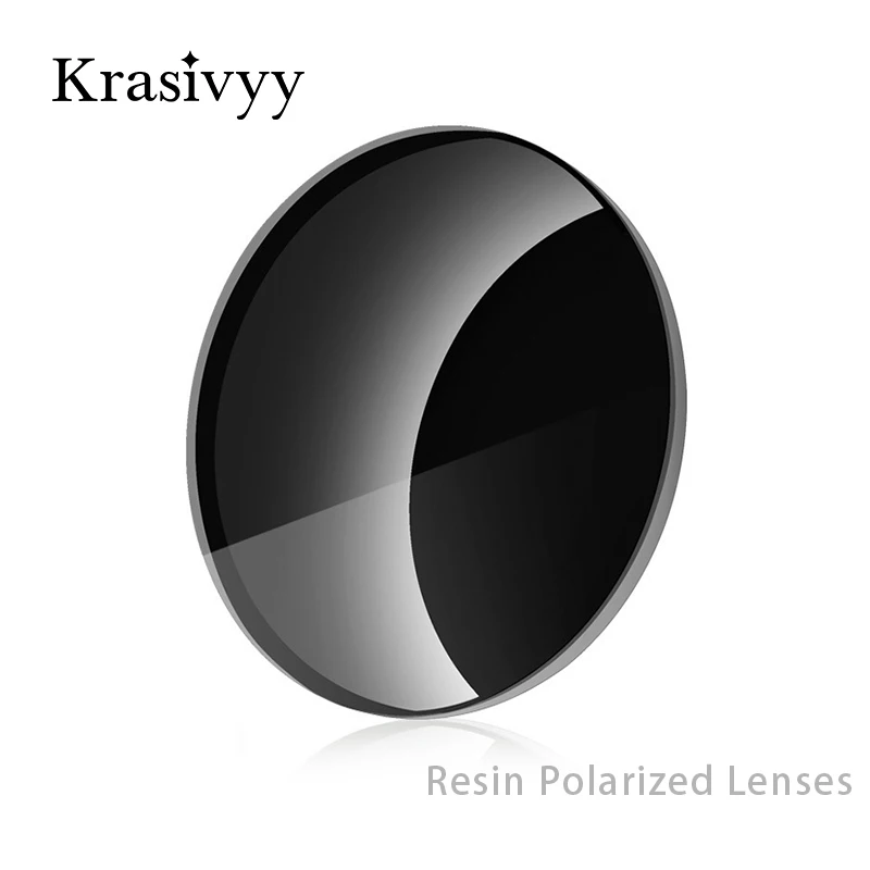 Krasivyy živica Asferická polarizovaná polarizovaná šošovky Prispôsobené jedinečné slnečné okuliare povlaky šošovky Čierne hnedé čajové farby slnečné okuliare šošovky