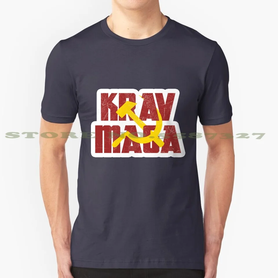 Krav Maga Rusko Sovietsky zväz 100% bavlnené tričko z roku 1944 Útokový boj proti zakladateľovi bojovníka KGB Knife Bojové umenia Rusko Rusko