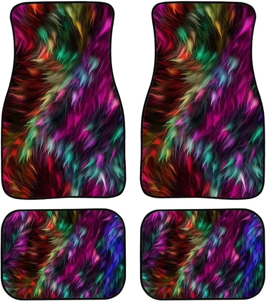 Kravata Carpet Chráni koberec Univerzálny fit predný/zadný 4 kus plne set na mieru koberec auto SUV podlahové podlahy rohože rohožky rohože