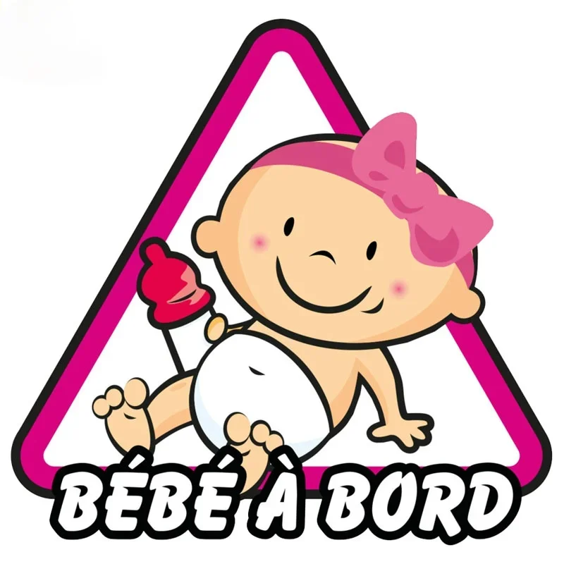 Kreativita nálepka na nálepku Cartoon Krásne Bebe Bord Baby na palube krytie škrabancov automobil dekorácie dekorácie vinyl vinyl