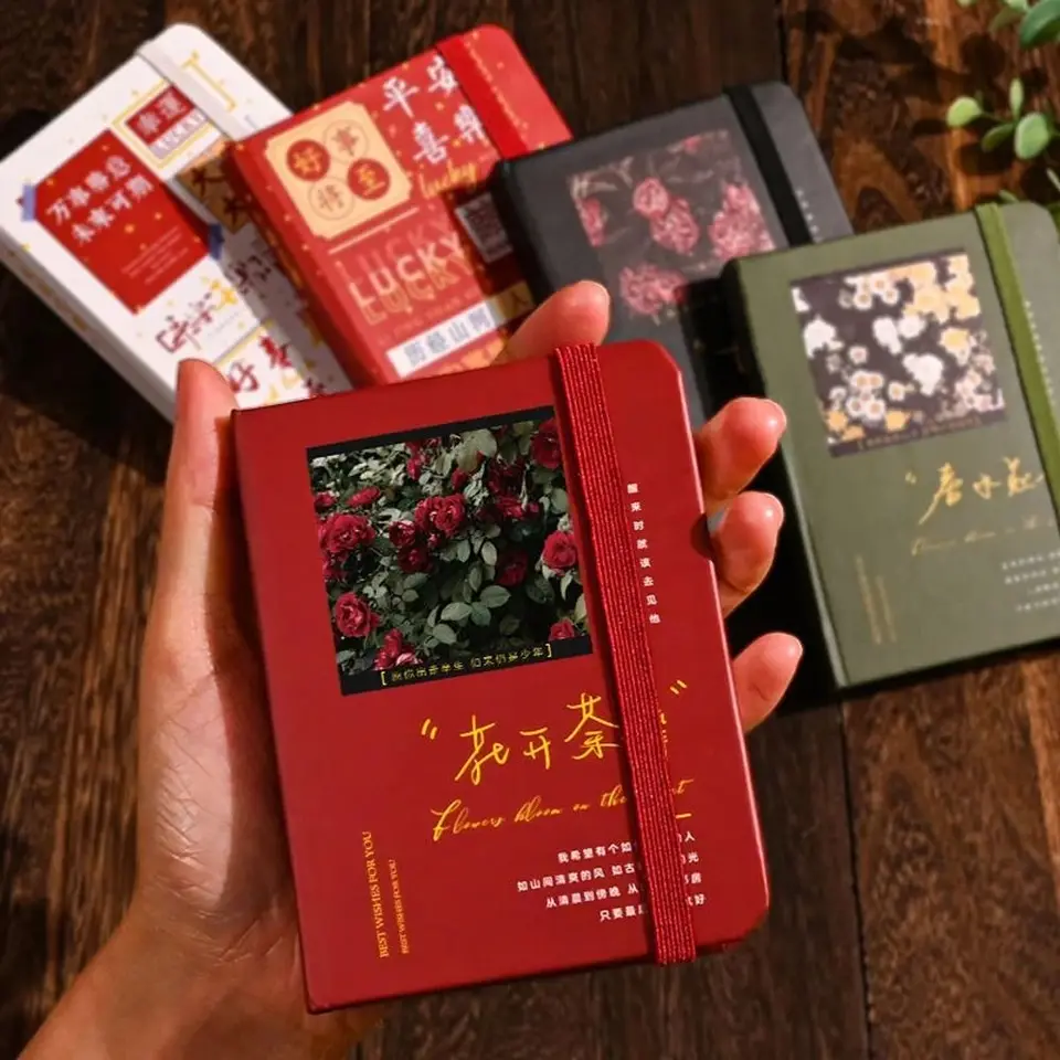 Kreativita školské kancelárske potreby Tvrdé obaly Mini Diary Book vreckový notebook retro príručka Poznámkový blok ručný účet voľný list notebook