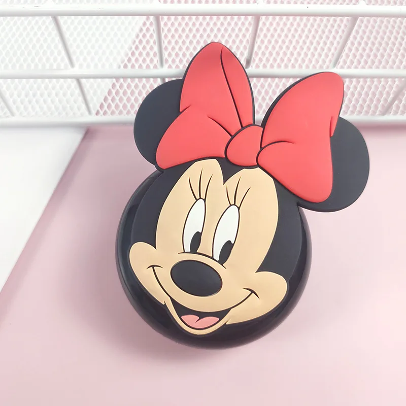 Kreatívna Disney Minnie Mouse Air Cushion Masáž hrebene so zrkadlom anime karikatúry dievčenské hrebeň vlasové kefy kaderníctvo Móda