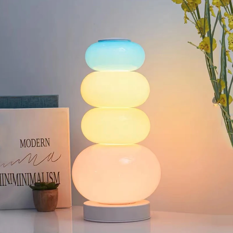 Kreatívna LED cukrovinky String Dúha stolová lampa Detská izba dievčenská spálňa stolová lampa nočné svetlo obývacia izba dekor atmosféra lampa 무드등