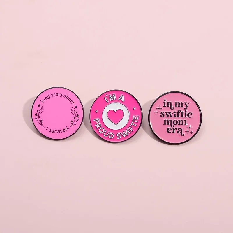 Kreatívna vlastná hudba spevák brošes karikatúry Round Metal Enema Pins Batoh Hat Decoration Wholesale šperky darček pre fanúšikov