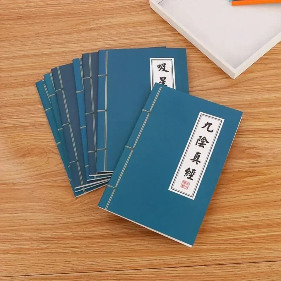 Kreatívne bojové umenia Secret Book Poznámkový blok Kópia starovekého papiera bez dreva Ručne nakreslené čínsky notebook Kung Fu