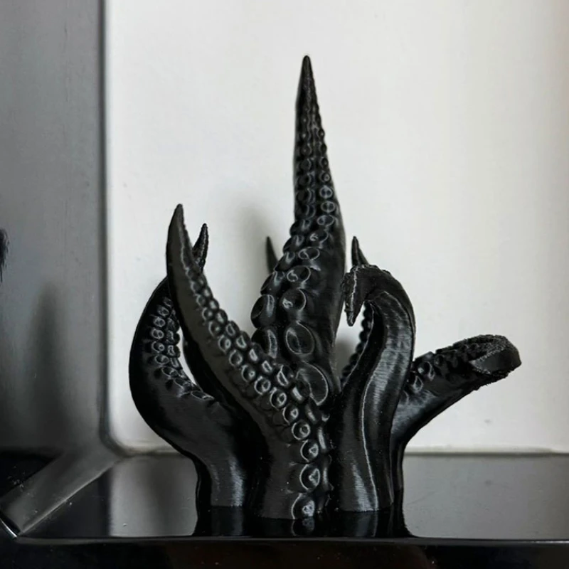 Kreatívne mini gotické štýl Octopus Desktop Ozdoby DIY 52 mm 3D tlač chobotnica