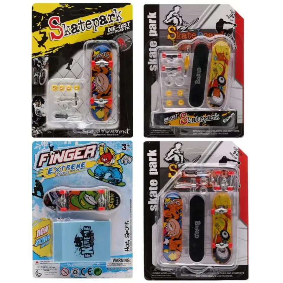 Kreatívne prstové skateboard Scrub nekĺzajú profesionálne mini skateboardové hračky s prstom stolové hračky