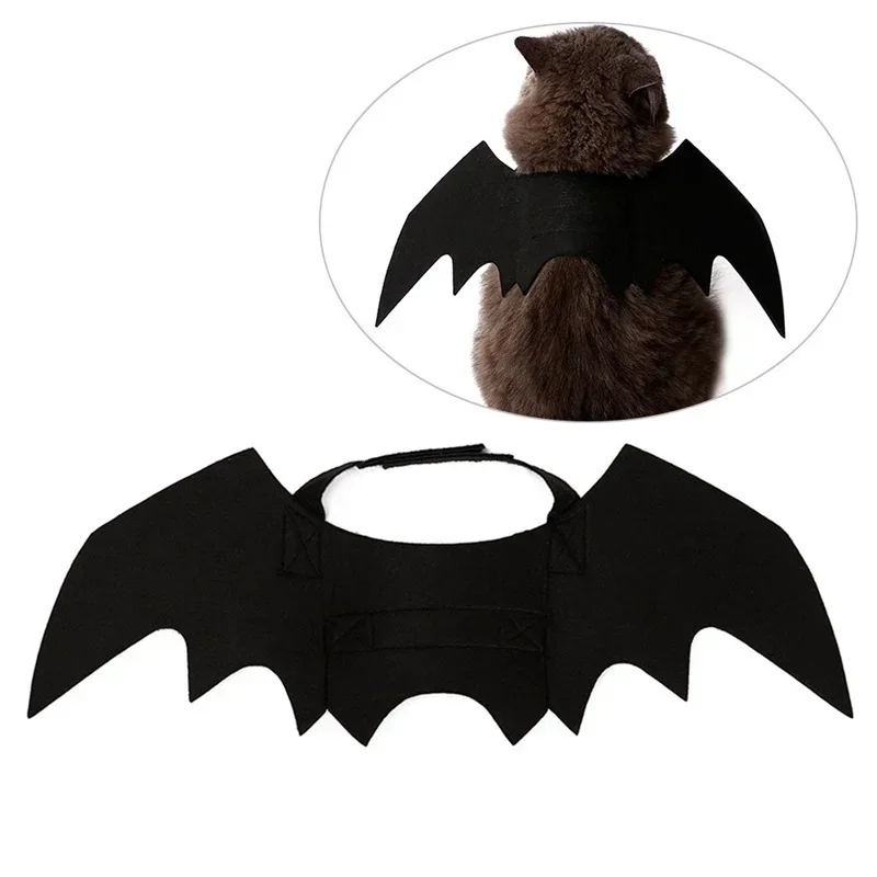 Kreatívne roztomilé domáce zvieratá čierne netopiere krídla kostým kostým Cosplay mačka a psie domáce zvieratá dodávky cosplay