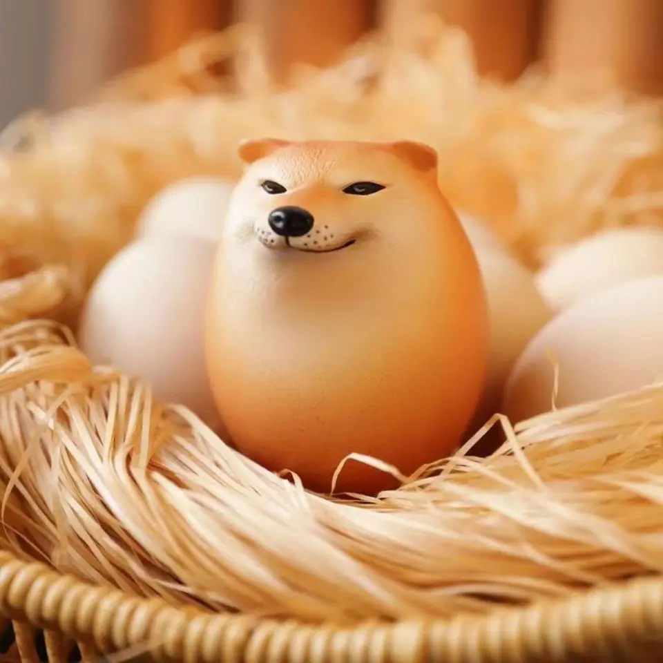 Kreatívne Shibako Dog Egg Squishy fidget Toy