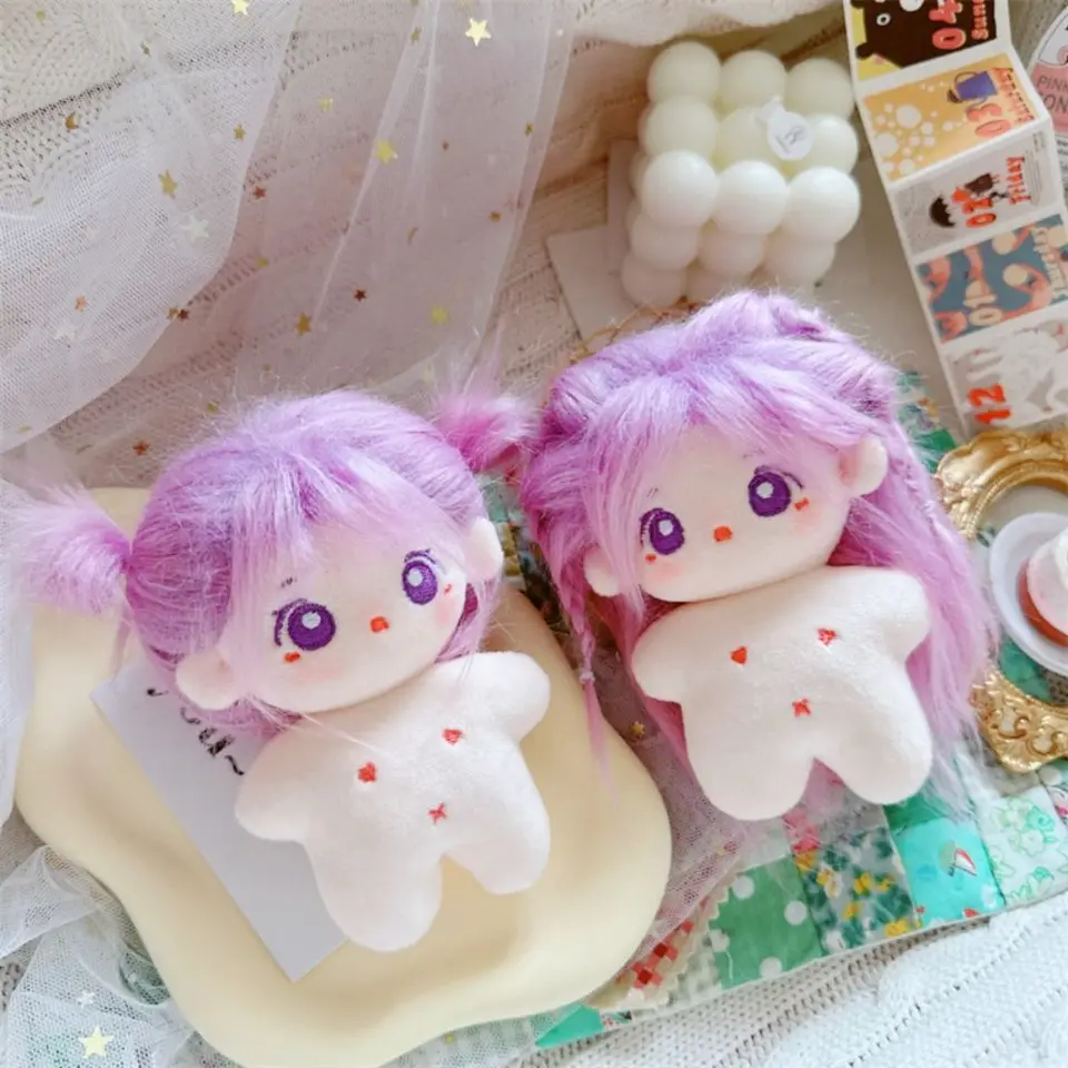 Kreatívne žiadne atribúty plyšové bavlnené hviezdy Dolls Soft Cotton No atribúty Dolls PP Cotton 10 cm dievčatá