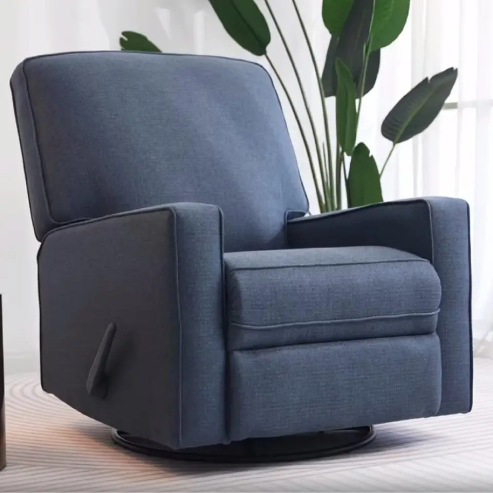 Kreslo otočného rockerového kresla, kľučky klzákov, výkyvné stoličky, stoličky s vysokým chrbtom, hlboké sedadlo, pre bývanie
