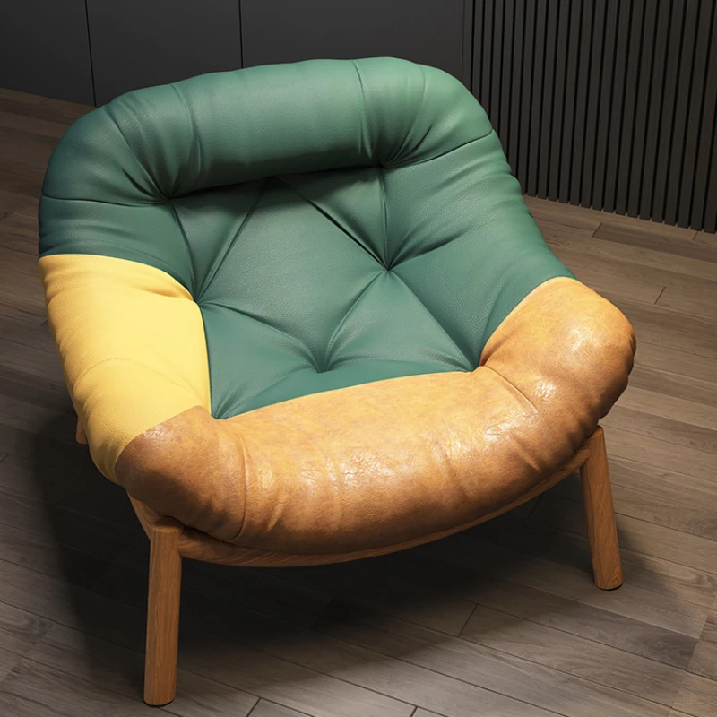 Kreslá salóny lenivé pohovky stoličky kožená replika dizajn nábytok nechtový salón relax interiér kreslo Silla relaxačná moderná zem