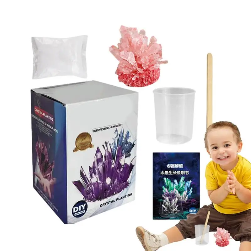 Krištáľová súprava Kryštálovej výroby pre experimenty Crystal Crystal a učenie hračiek Crystal Gorget Science Kit