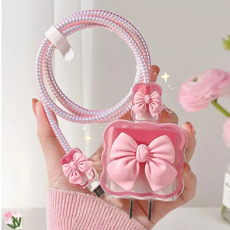 Kryt 3d luk uzla Soft Silikone nabíjačka pre iPhone 13 14 Pro 11 12 18 W 20W nabíjačka na ochranu kábla Ochrana kábla Ochrana kábla