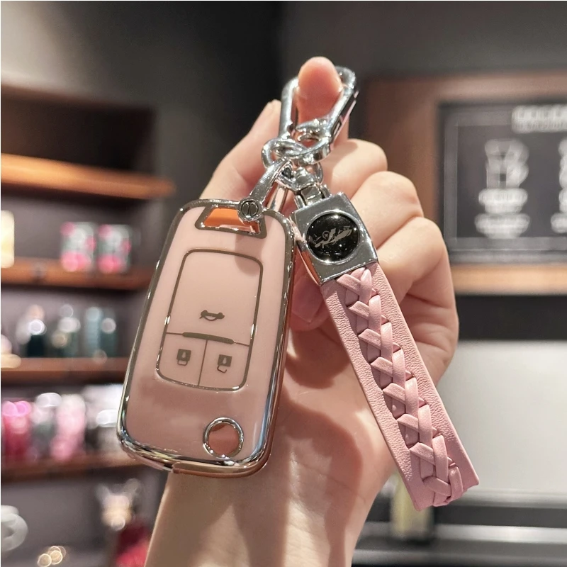 Kryt automobilu FOB s koženým šnúrkou pre vauxhall Opel Astra insignia Vectra Zafira Meriva Mokka Chevrolet Cruze Holden 2 3