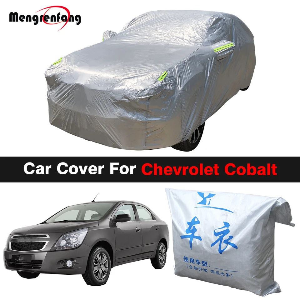 Kryt automobilu Slnečný tieň anti-UV dažďový sneh odolný voči vetru vonkajšieho krytu Auto Coverproof pre chevrolet Cobalt Sedan Coupe