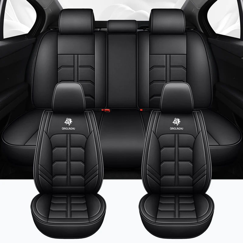Kryt autosedačky pre Ford Focus Transit Puma Ka Mondeo Mk4 Fiesta Edge Ranger Black Universal Witerploo Loather Auto Accessories