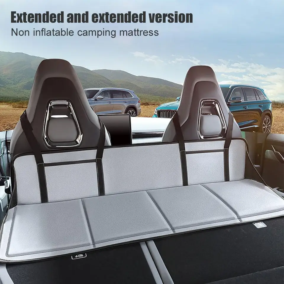 Kryt autosedačky zadného sedadla NEPLAVNÉ AUTOMOBILÉ MATRACKÉ MATROCKÉ MATRONA PRE SUV TRUCK TREAPLE TREAJNÉ BIELO KAMPING AIR MATTR V8I5