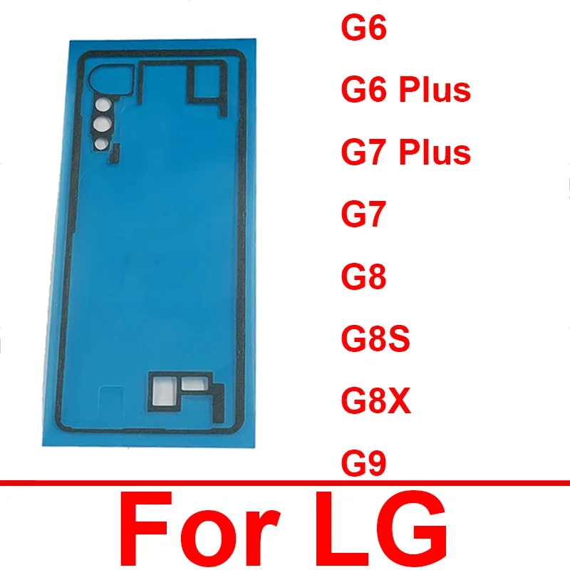 Kryt batérie zadných dverí lepidlá lepiacka páska pre LG G6 G8 G8S G8X G9 Plus Thinq Výmena dielov